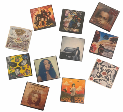 2 Coaster Set - Choose Your Own Album Covers